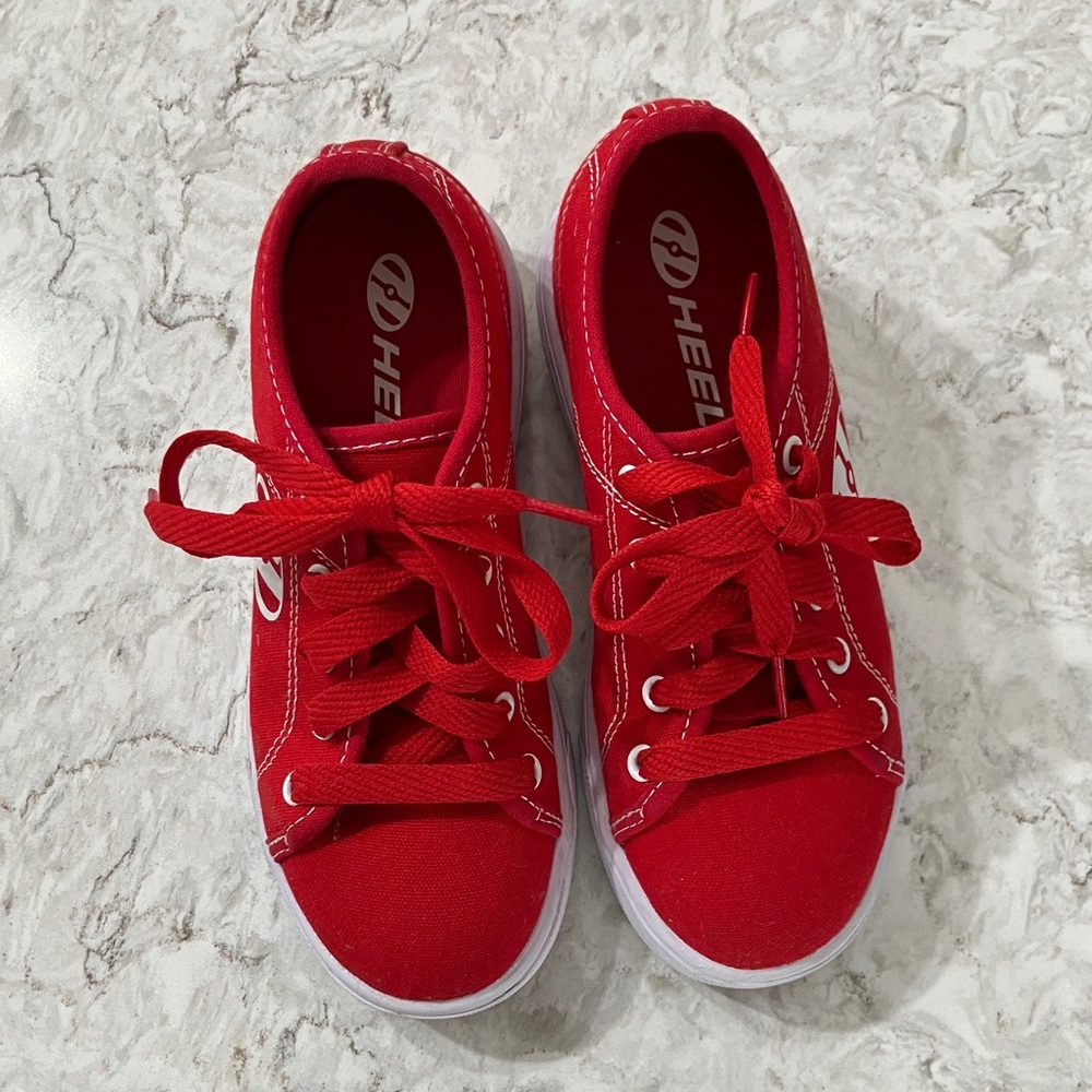 Heelys Red Sneakers with White Details